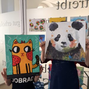 Kinder- & Jugendlicher Malworkshop ab 10 Jahren freies Thema 🫟 10.10.26/ 13-15 Uhr