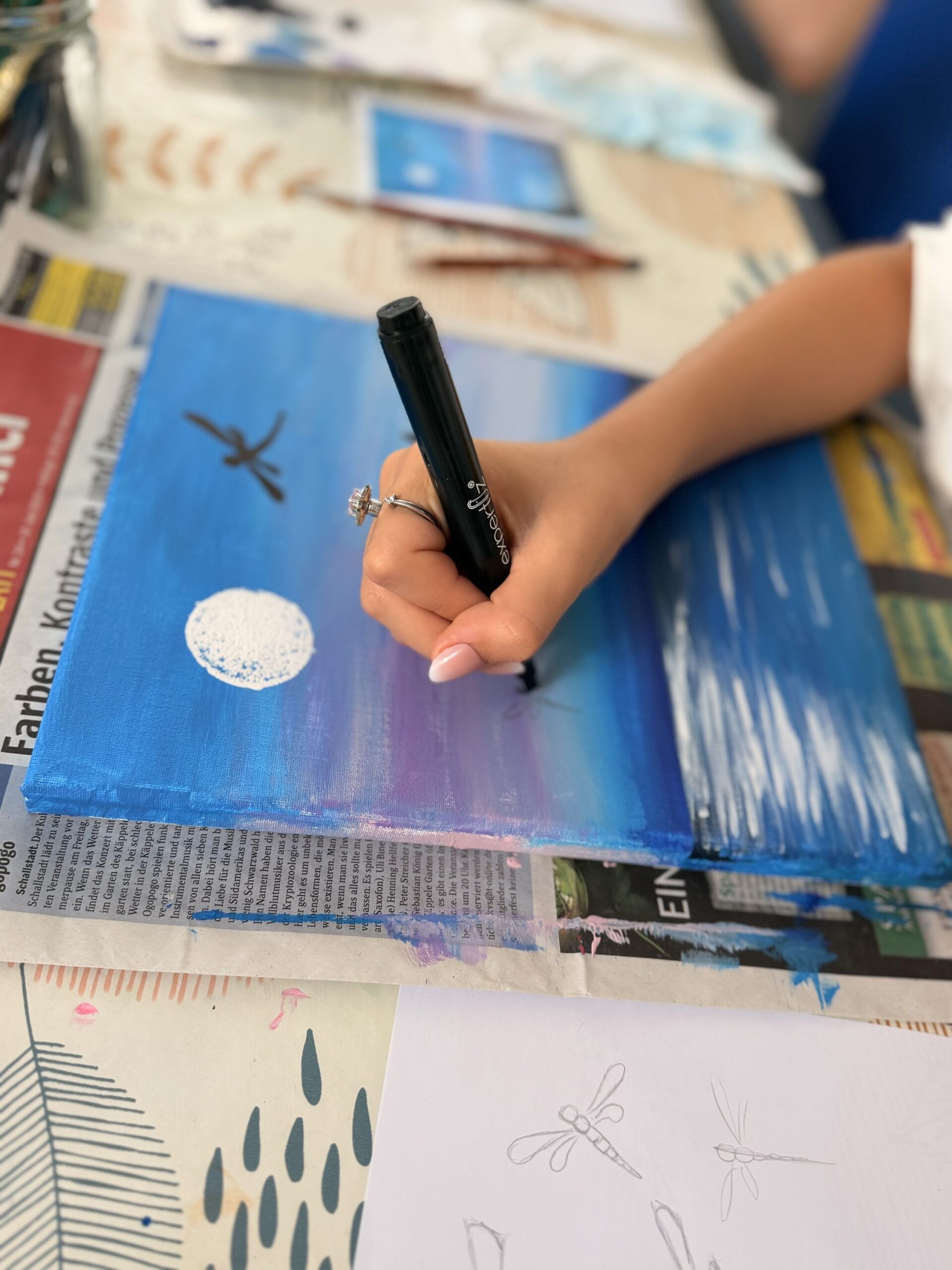 Kinder- & Jugendlicher Malworkshop ab 10 Jahren freies Thema 🫟 10.10.26/ 13-15 Uhr – Bild 13